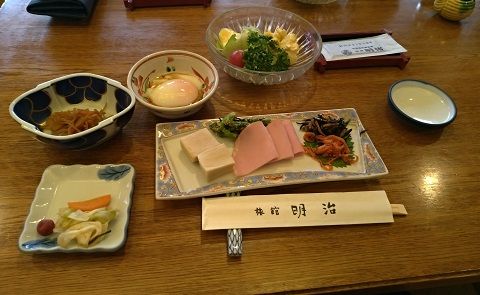 旅館明治朝食